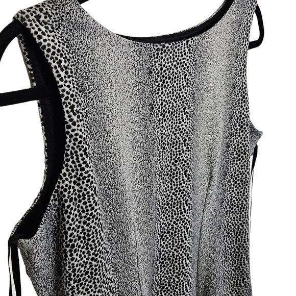 Nine West Snakeskin Print Sheath Crew Neck Dress Size 10 - Picture 4 of 7